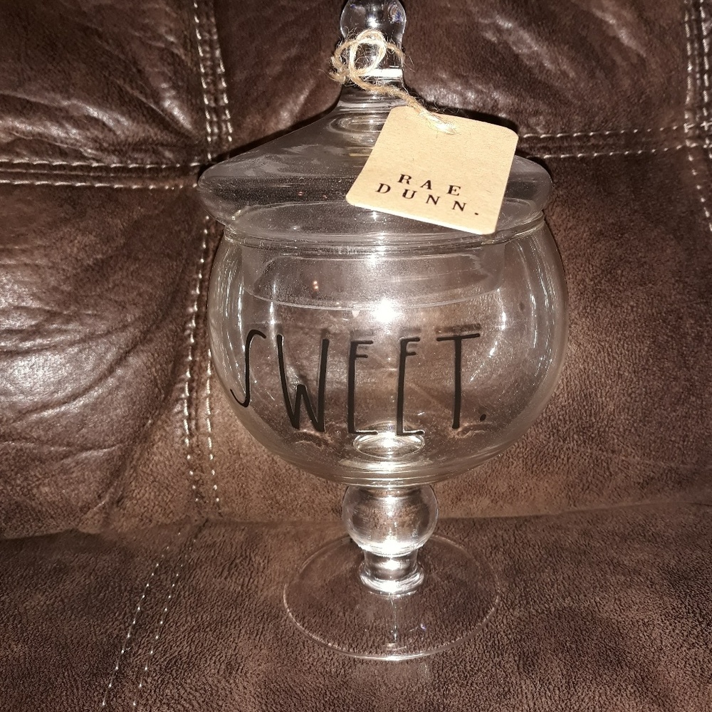 Rae dunn apothecary glass -sweet NEW